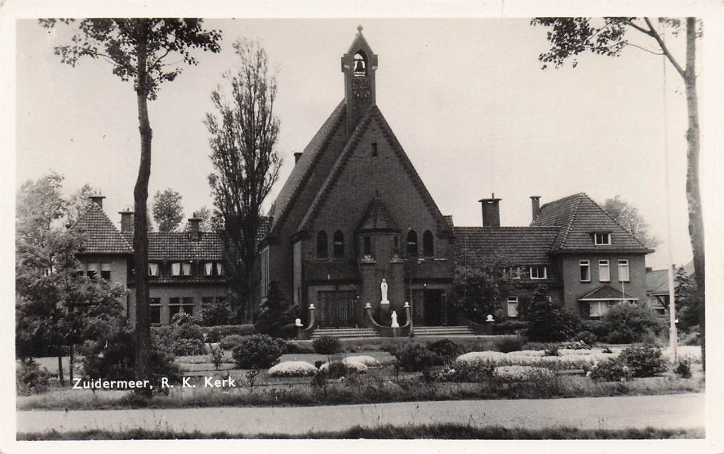 703-427-025 Zuidermeer RK Kerk, Verzamelen, Verzenden, Voor 1920, Noord-Holland