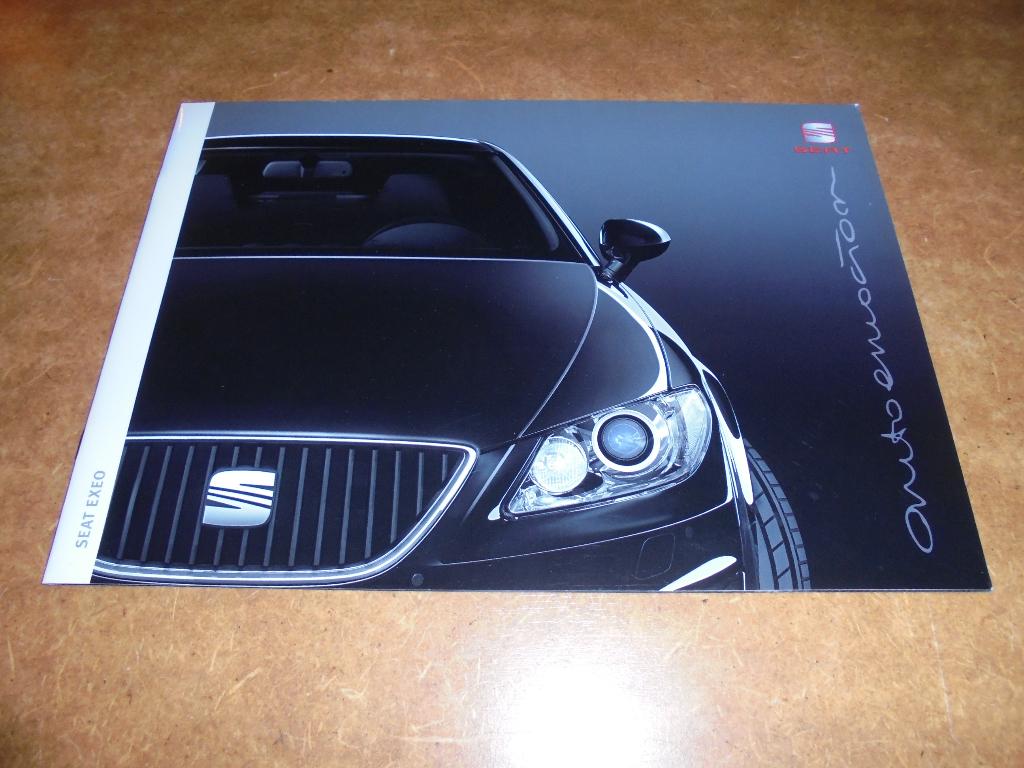 brochure Seat Exeo  2009, Ophalen of Verzenden, Nieuw, Overige merken