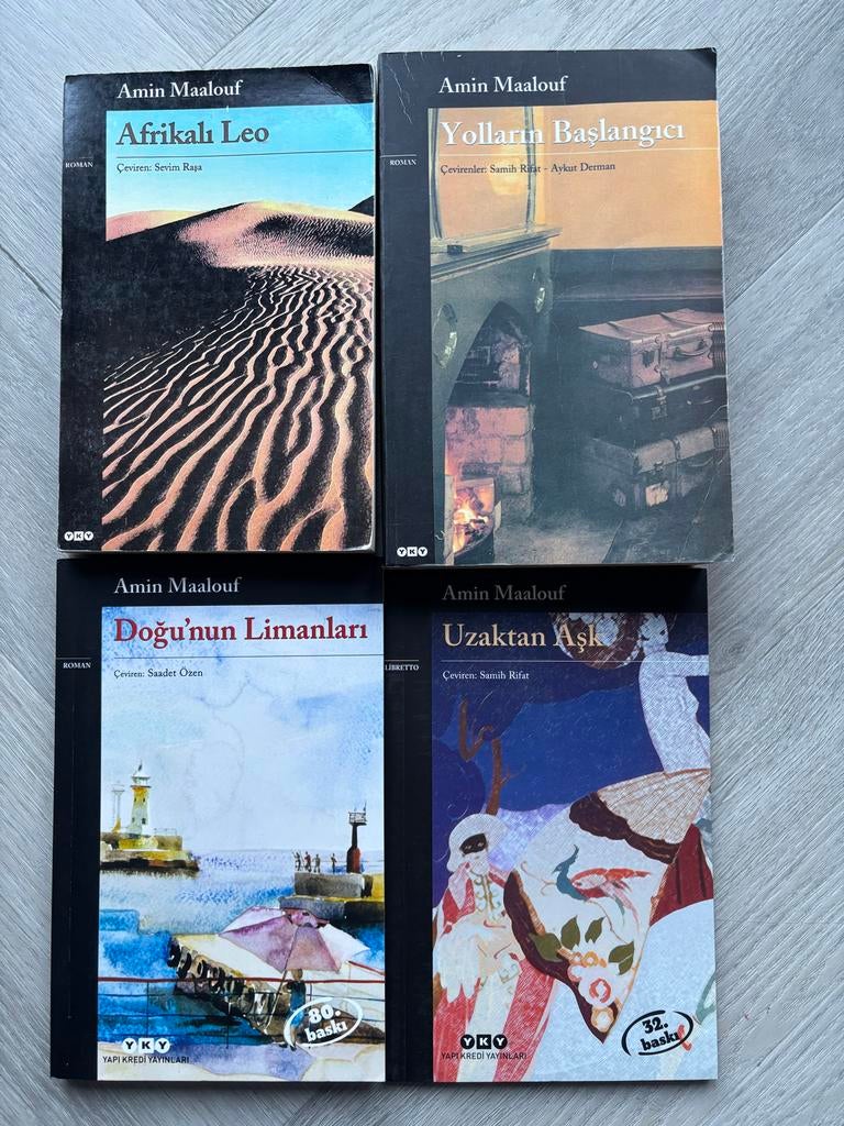 Amin Maalouf Boeken Set - 4 Romans, Ophalen of Verzenden, Gelezen, Wereld overig