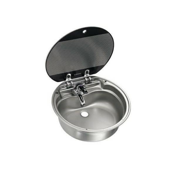 Dometic spoelbak rond met deksel SNG 420, Niet ingevuld, Niet ingevuld, Nieuw, Ophalen of Verzenden