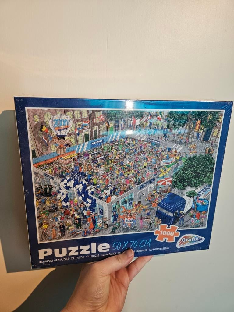 Legpuzzel Action nieuw 1000 stukjes, Ophalen of Verzenden, 500 t/m 1500 stukjes, Nieuw, Legpuzzel
