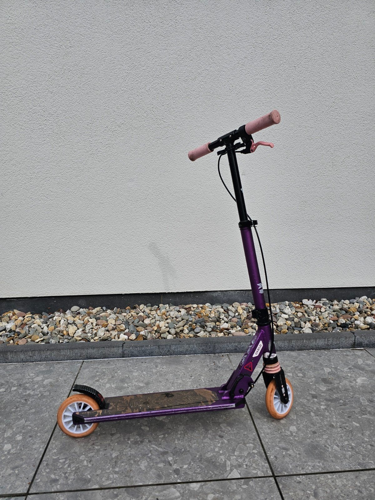 Oxelo Mid 5 Indienne Violette Step zgan, Ophalen of Verzenden, Gebruikt, Gewone step, Oxelo