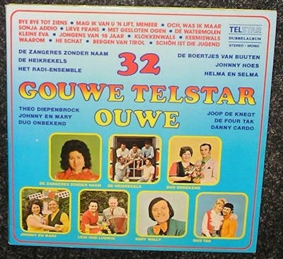 32 GOUWE TELSTAR TOPPERS 1976 MET VEEL ARTIESTEN  DLP2284, Gebruikt, Ophalen of Verzenden, Levenslied of Smartlap, 12 inch