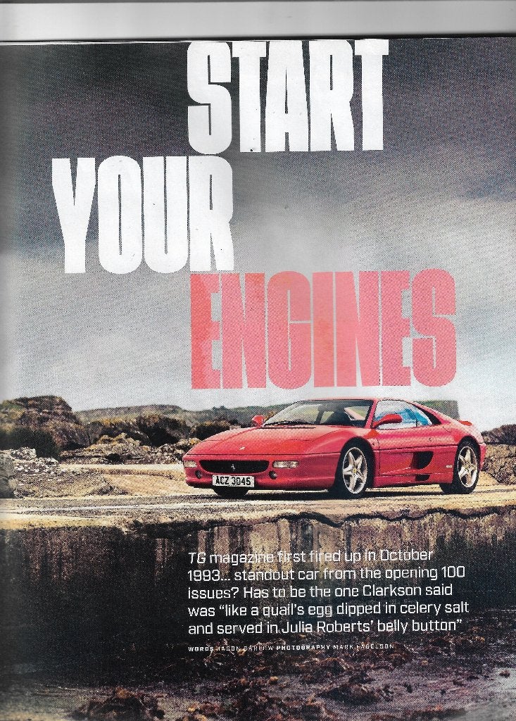 Reportage FERRARI F355, ca. 1990, Top Gear 2025 (GB)., Ophalen of Verzenden, Zo goed als nieuw, Ferrari, Top Gear