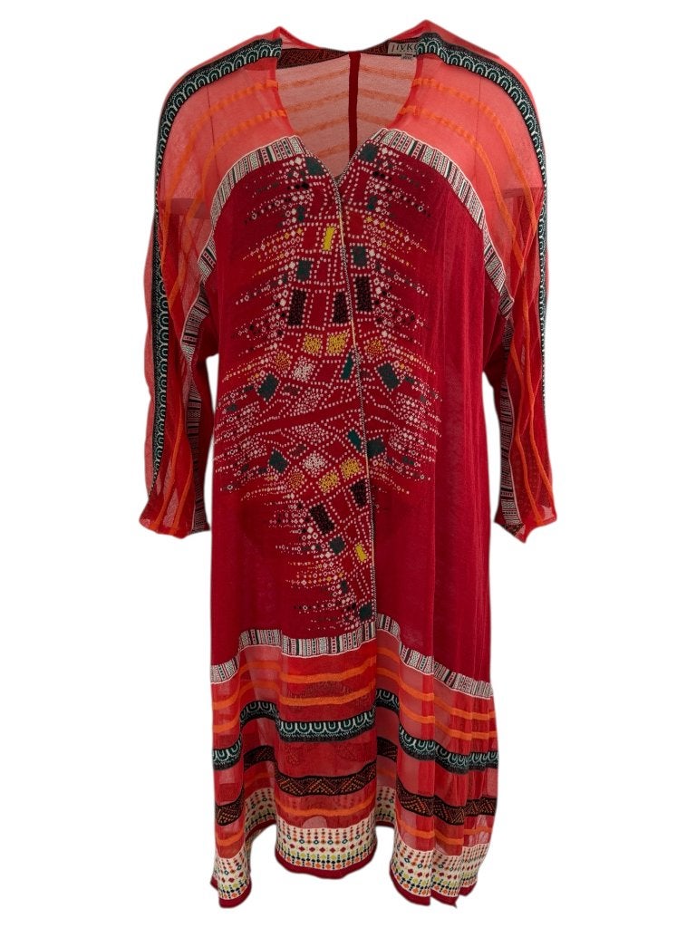 Ivko vest L/XL, Kleding | Dames, Maat 46/48 (XL) of groter, Ophalen of Verzenden, Zo goed als nieuw, Rood