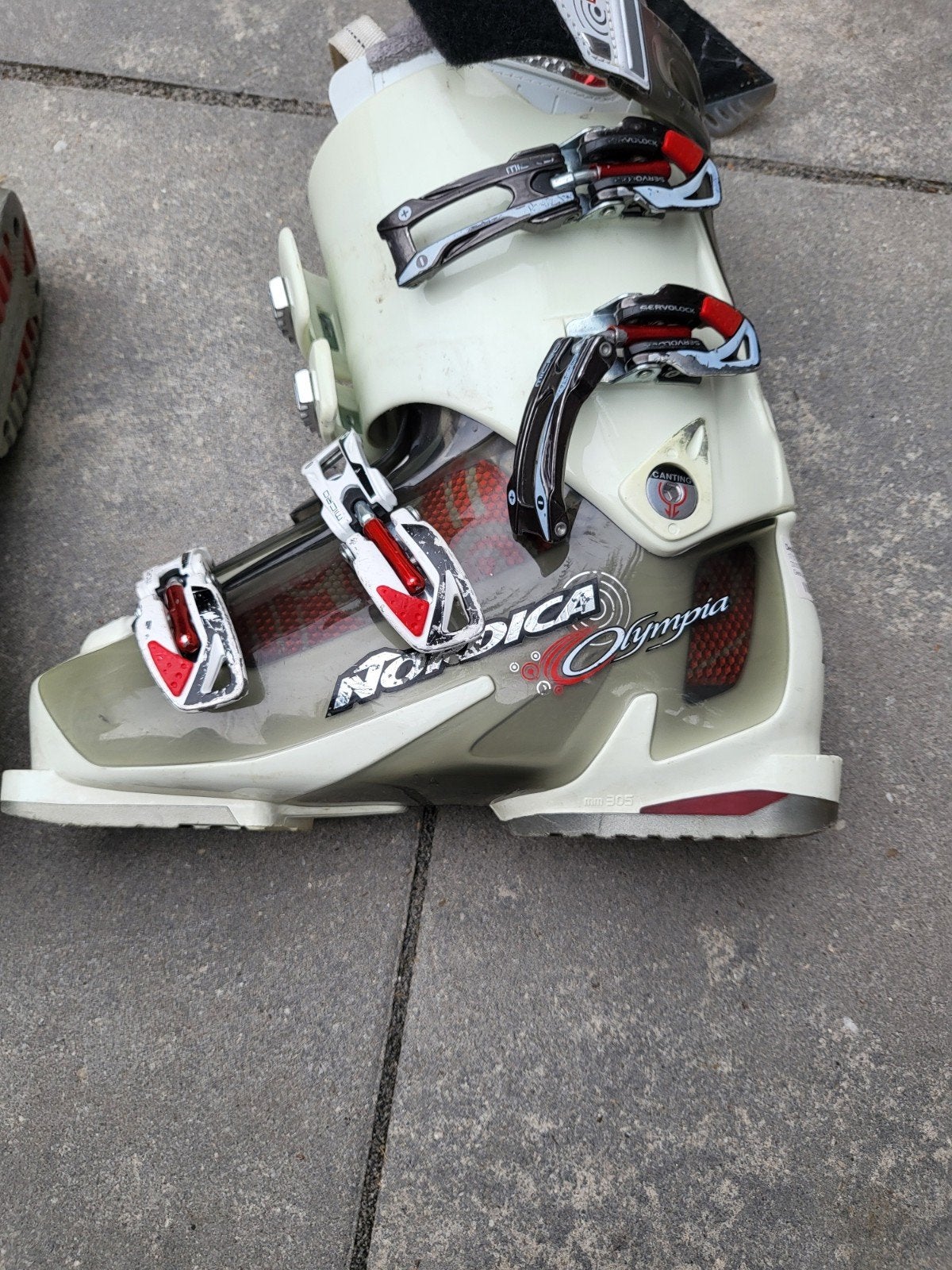 Nordica Olympia skischoenen - zo goed als nieuw, maat 41, Schoenen, Ophalen of Verzenden, Zo goed als nieuw, Nordica