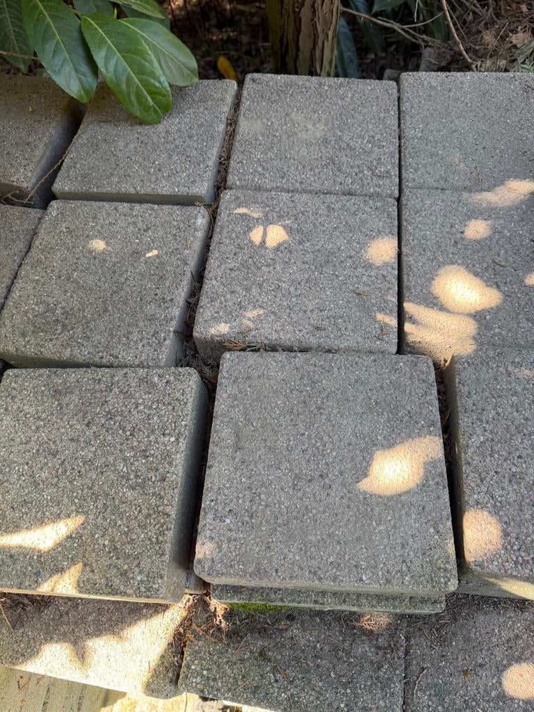 Stenen, tegels, betontegel, bestrating, Tuin en Terras, Ophalen of Verzenden, Zo goed als nieuw, Beton, Terrastegels