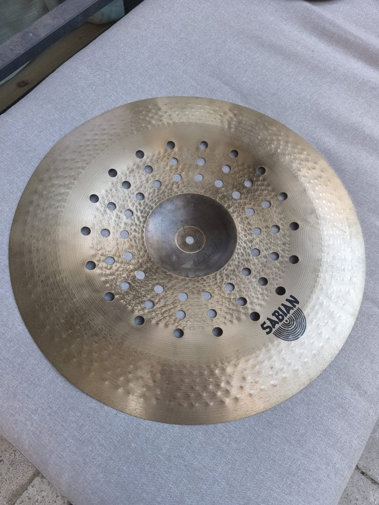 Sabian AA Holy China 19 Chad Smith editie(Let op! scheurtje), Ophalen, Gebruikt, Overige merken