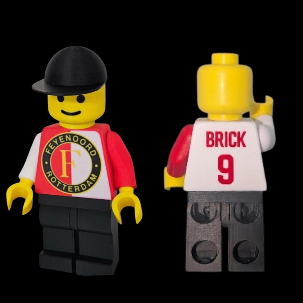Mega maxi figure van een brick Feyenoord naam en rugnummer, Verzamelen, Ophalen of Verzenden, Nieuw, Feyenoord