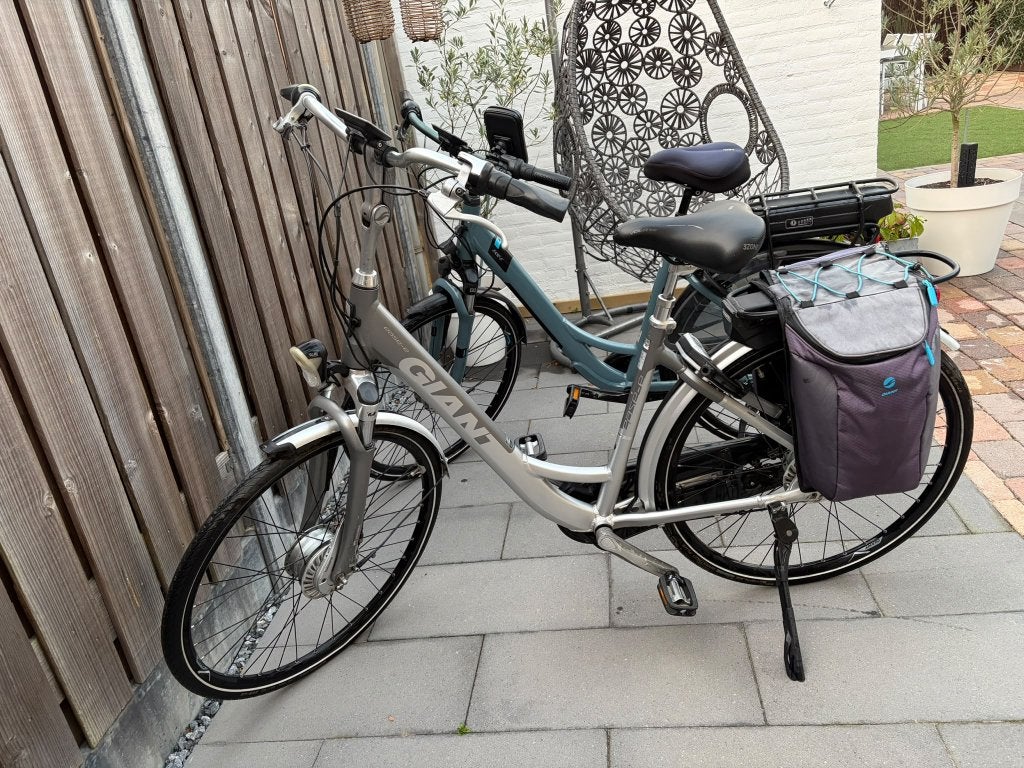 2 x giant Ebike, Ophalen, Gebruikt, 30 tot 50 km per accu, Giant