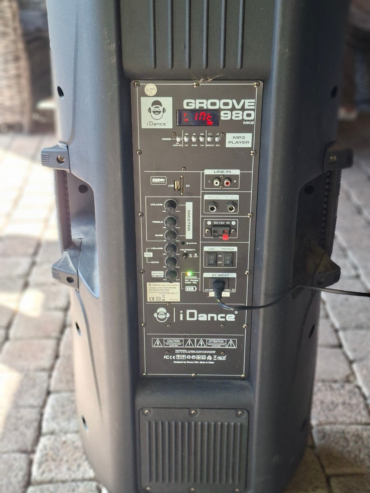 iDance Groove 980 MK2 Party Speaker met Microfoons, Audio, Tv en Foto, Luidsprekers, Gebruikt, Party speaker, Bluetooth, Ophalen