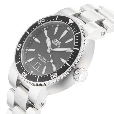 Oris TT1 Aquis Date - 7533P, Staal, Polshorloge, 1960 of later, Ophalen