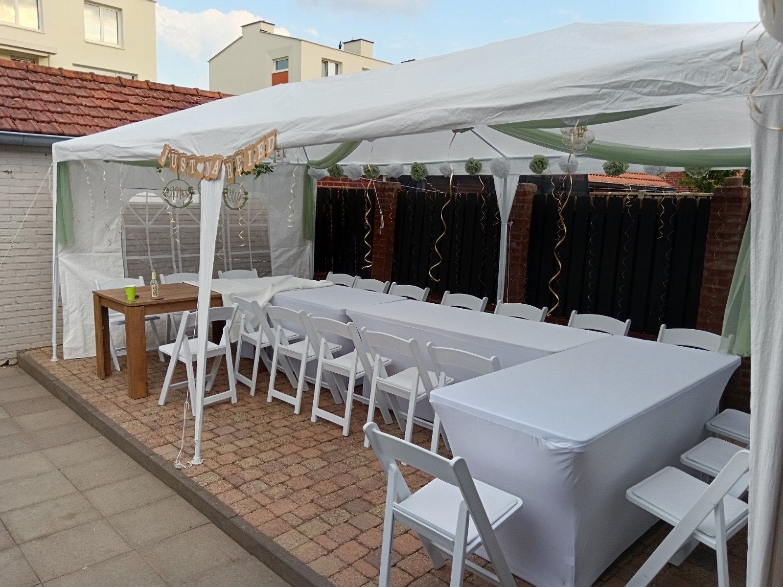 Party tent 3x6 m, Ophalen, Gebruikt, Partytent, 4 tot 6 meter