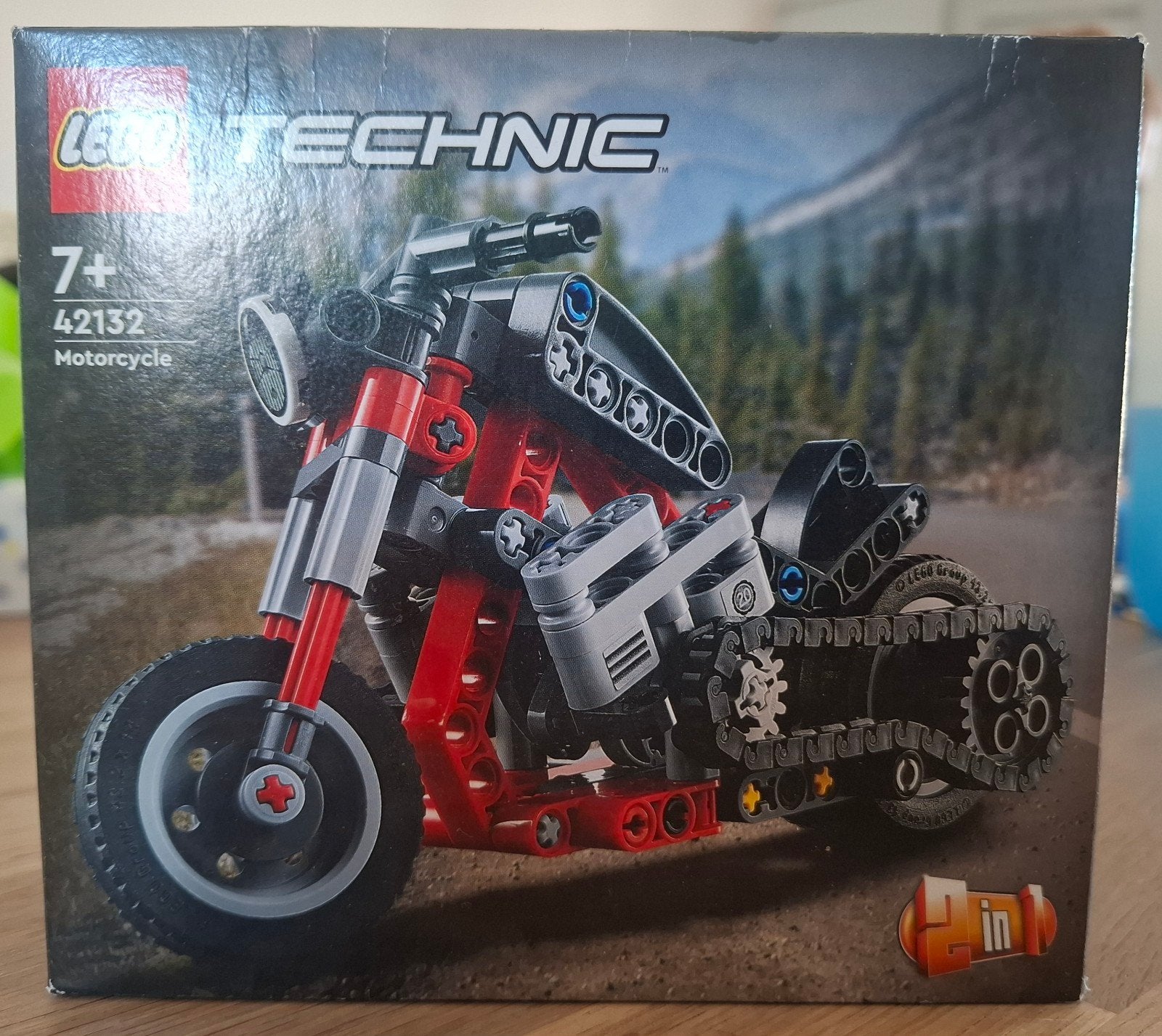 Lego Technic 42132 - motor, Ophalen of Verzenden, Zo goed als nieuw