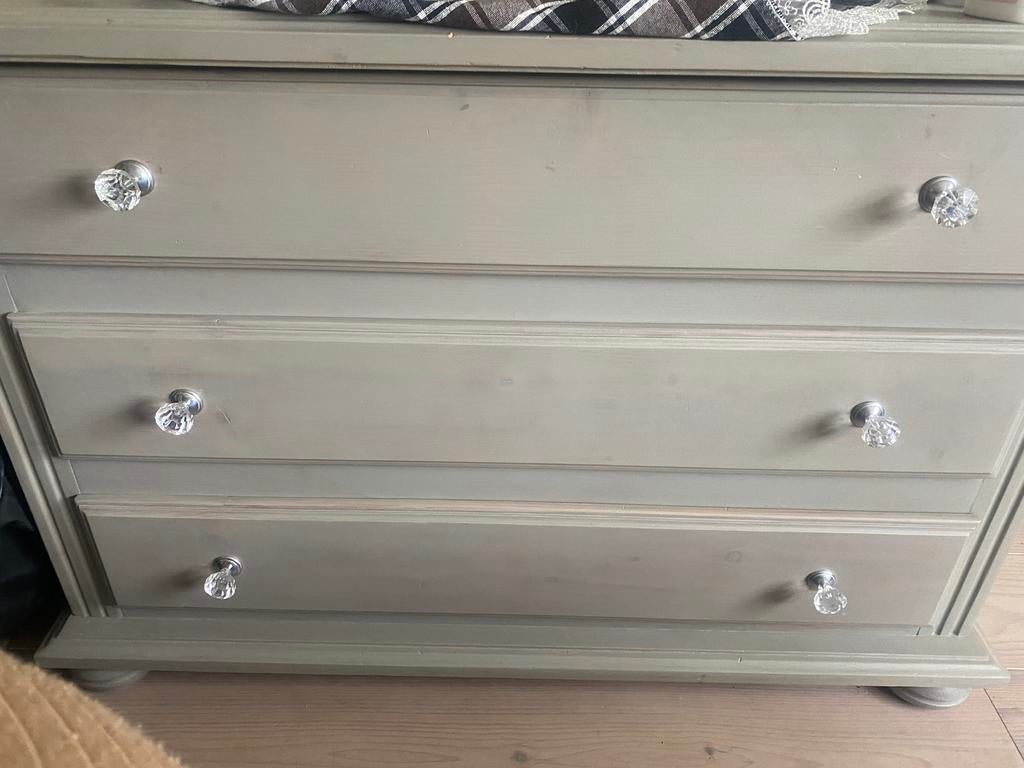 Geloogd grenen ladekast, Huis en Inrichting, Ophalen, Gebruikt, 65 cm of meer, 70 cm of meer