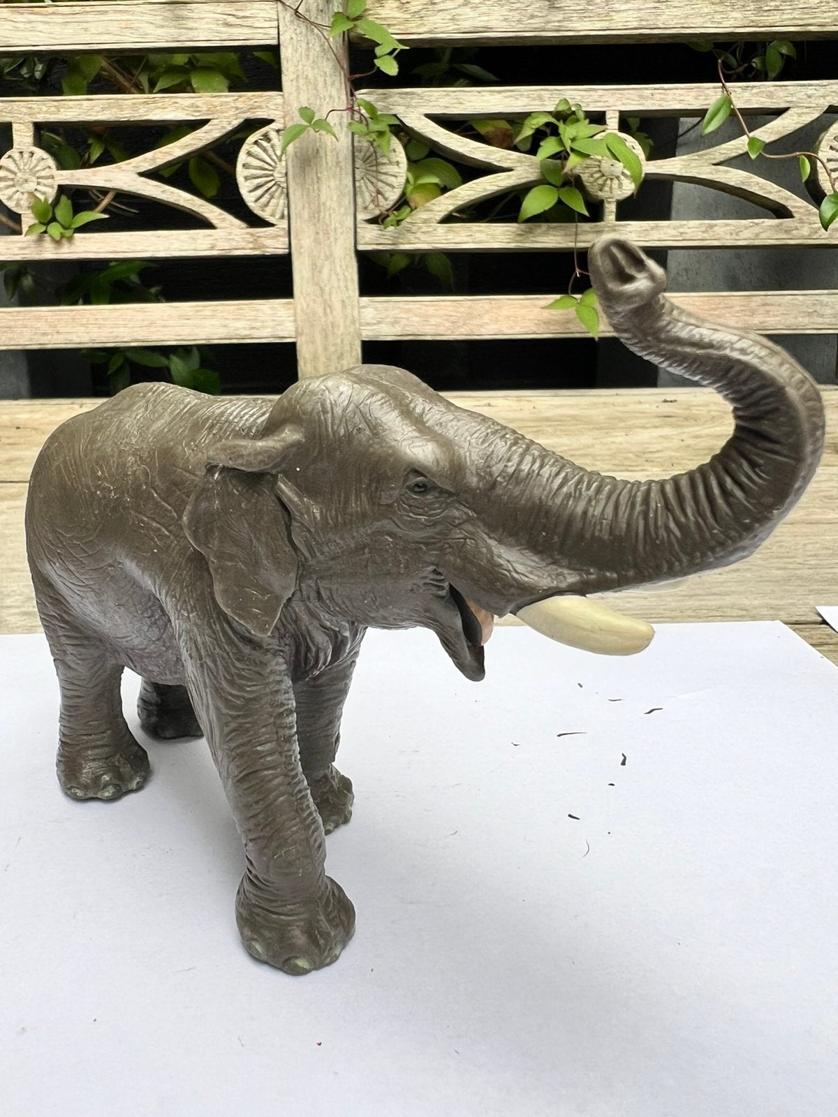 Aziatische Olifant en Afrikaanse olifant– Schleich 1997, Ophalen of Verzenden, Gebruikt, Wild dier, Beeldje of Figuurtje