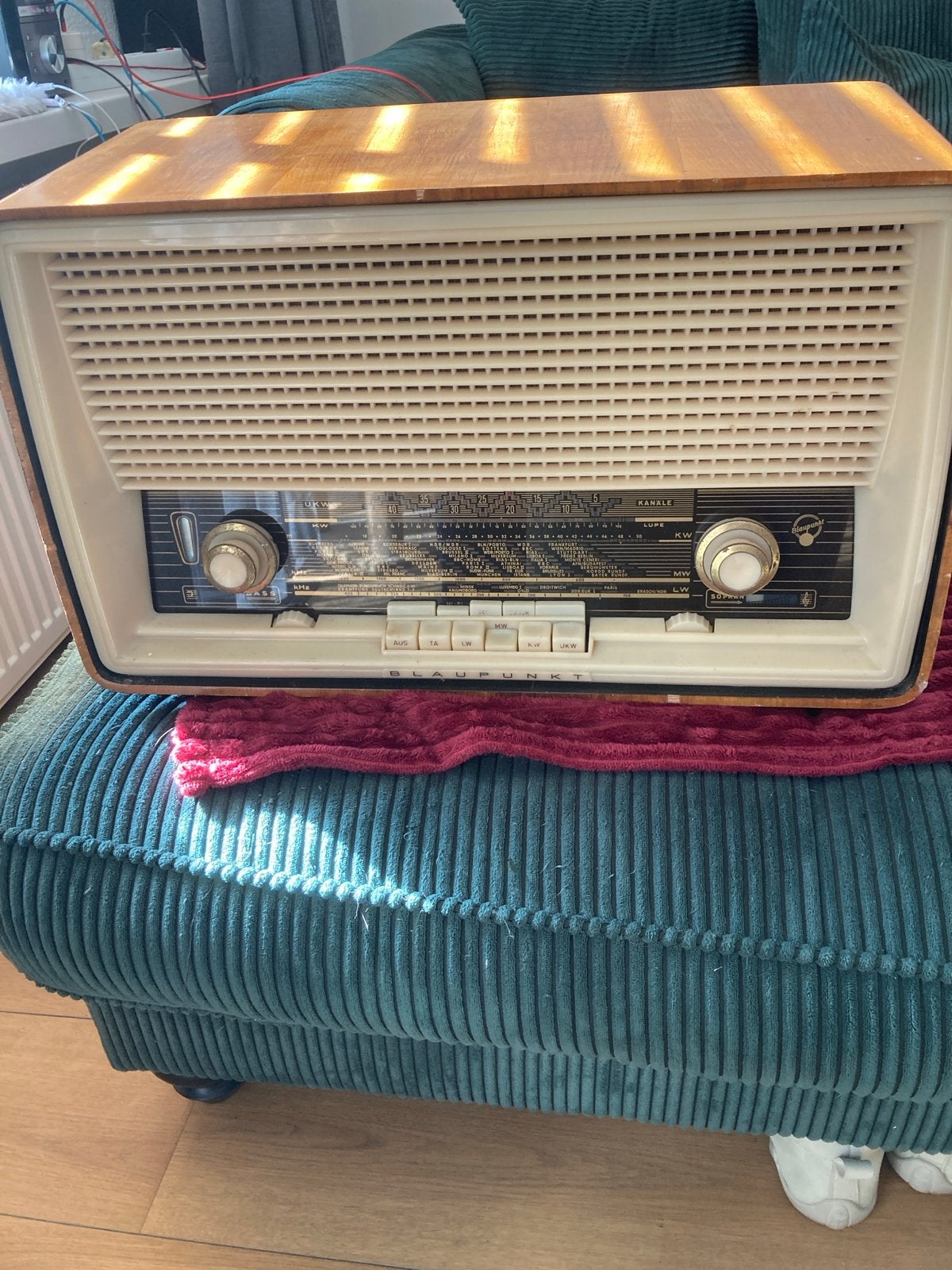 Blaupunkt Sultan Vintage Radio - Houten Behuizing, Ophalen of Verzenden, Gebruikt, Radio