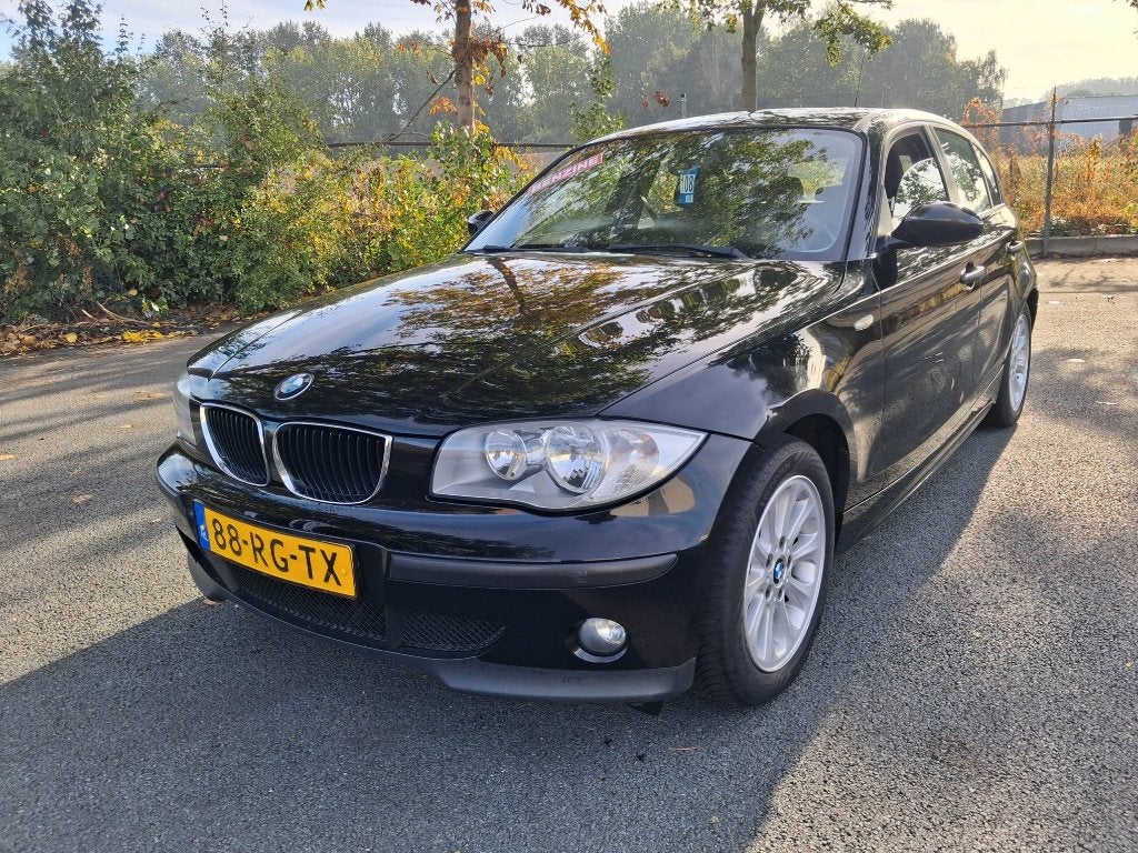 BMW 1-Serie 2.0 118I 2005 Zwart, 1-Serie, 1995 cc, 4 cilinders, 129 pk