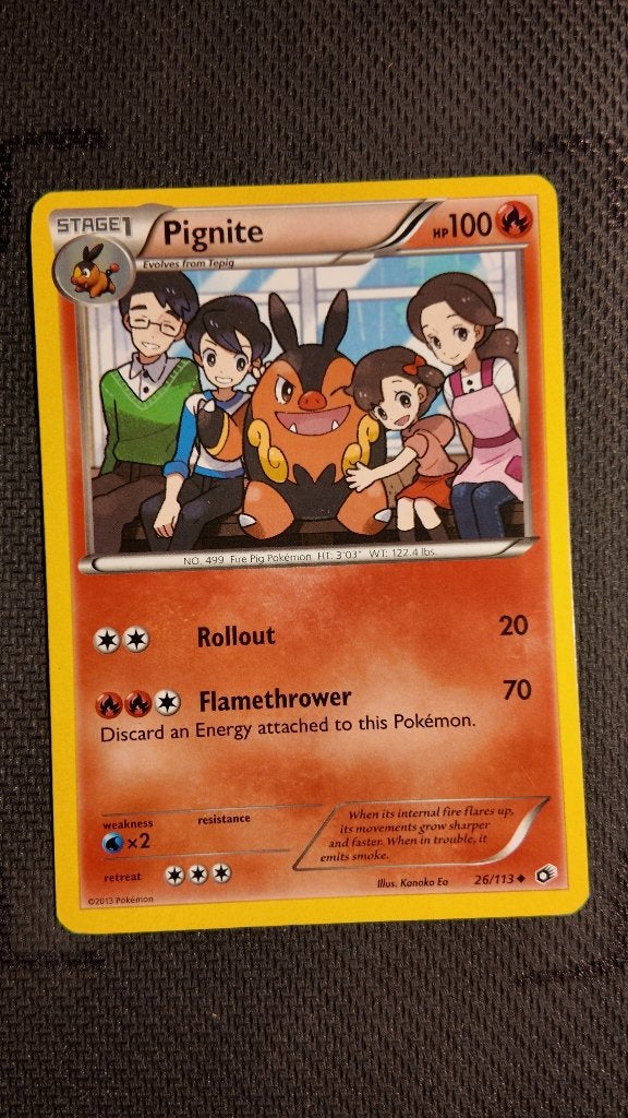Pignite 26 Legendary Treasures | Pokemon kaart, Ophalen, Zo goed als nieuw, Losse kaart