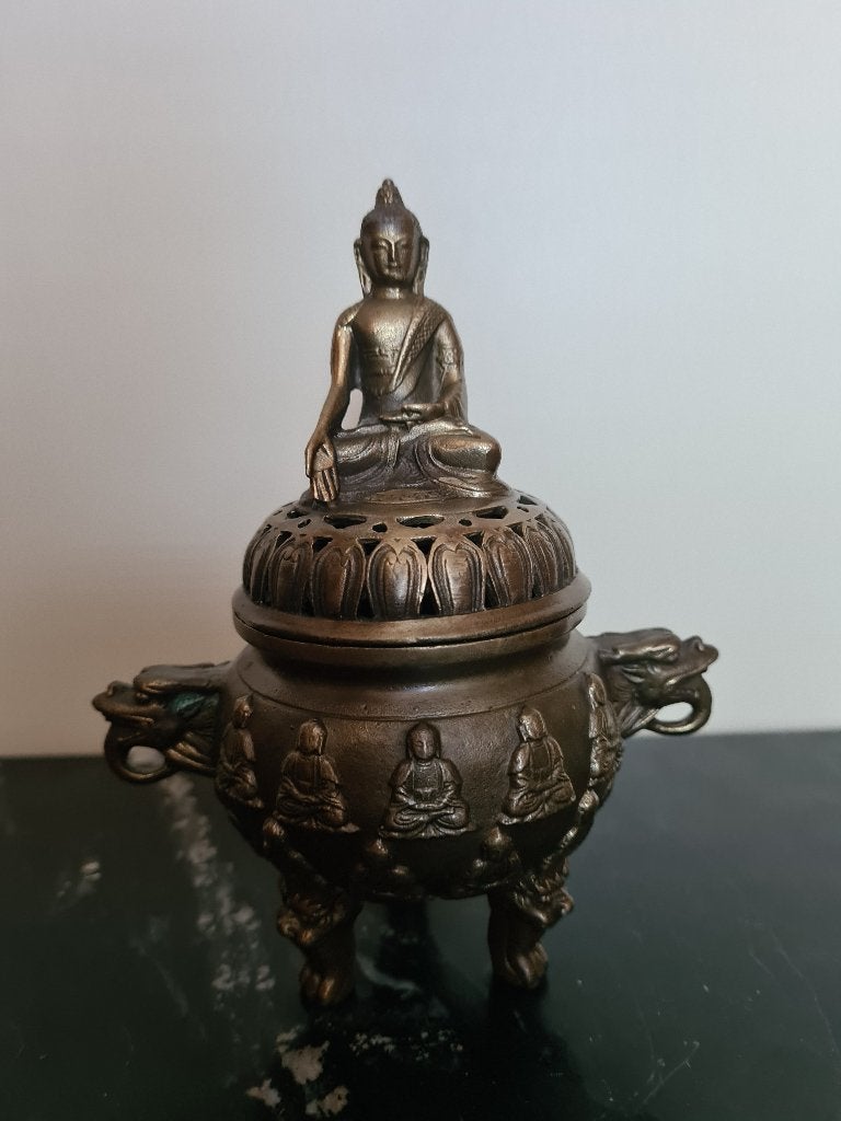 Bronzen wierookpot, Antiek en Kunst, Ophalen of Verzenden