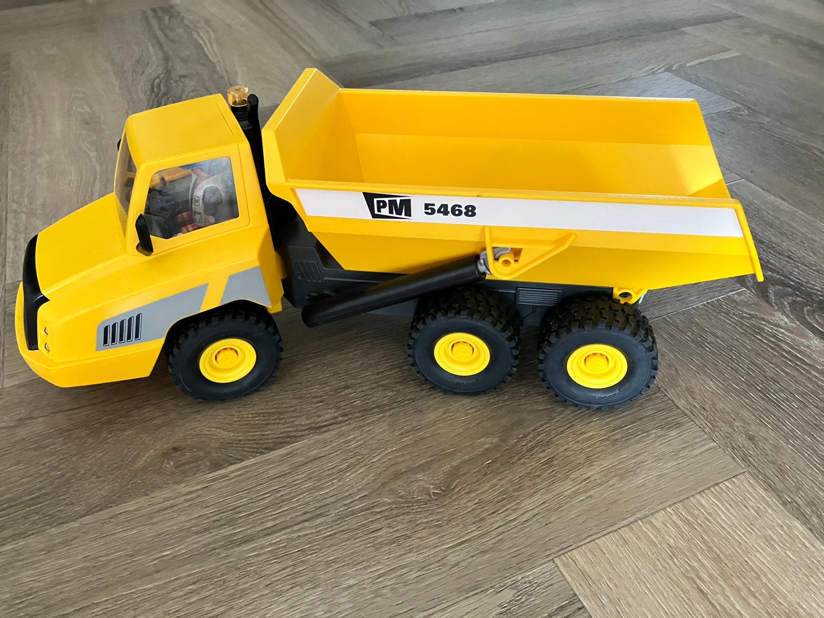 Playmobil 5468 - gele kiepwagen, Ophalen, Gebruikt, Complete set, Voertuig