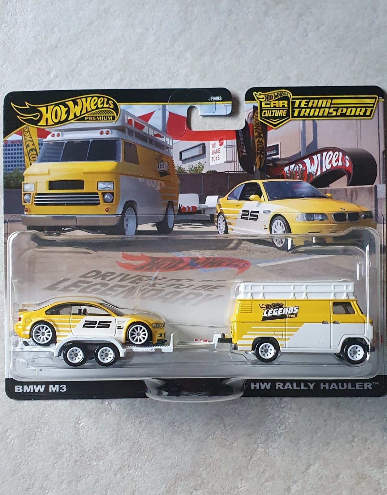 Hot Wheels Premium Team Transport BMW M3 & HW Rally Hauler, Ophalen of Verzenden, Nieuw, Auto