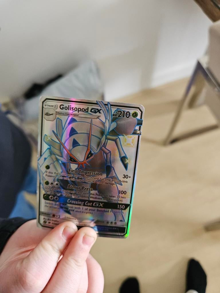 Golisopod GX Pokémon Kaart - Foil, Ophalen of Verzenden, Gebruikt, Losse kaart, Foil