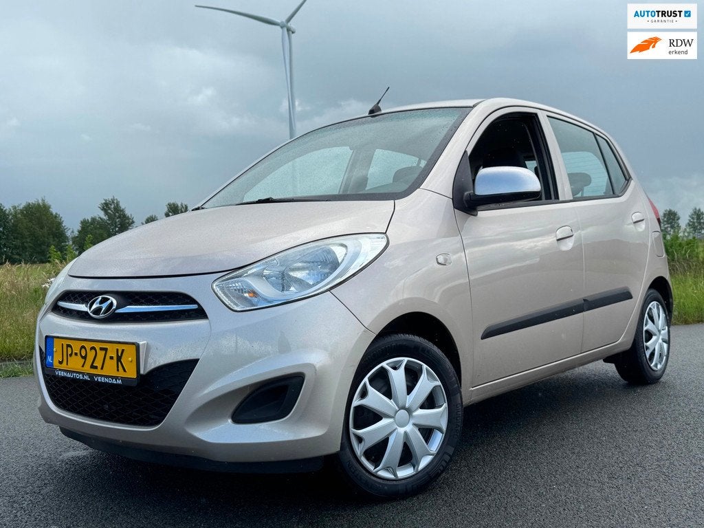 Hyundai I10 1.1 i-Drive Zeer Netjes 5 Deurs Weinig KM, Euro 5, 4 cilinders, 400 kg, Geel