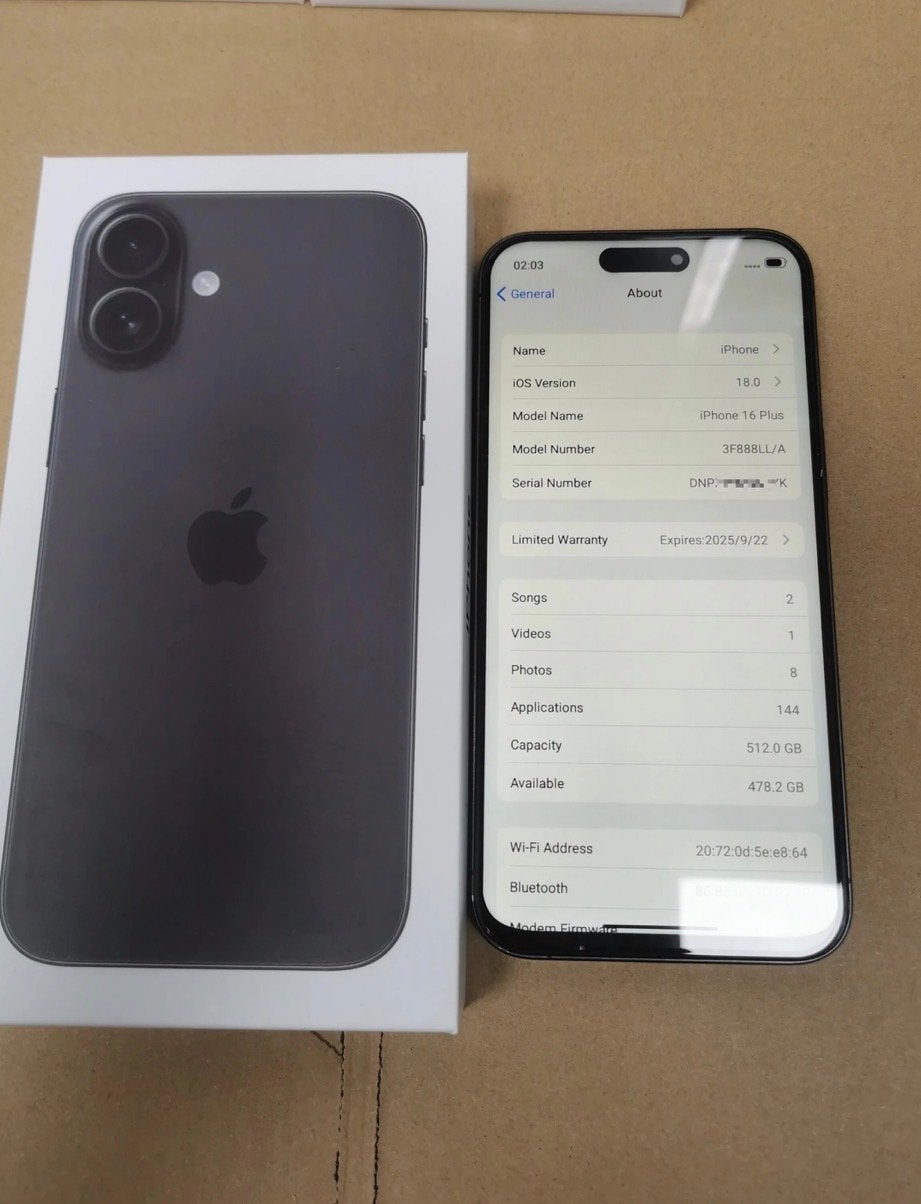 iPhone 16 Plus 512GB Zwart, 512 GB, Ophalen of Verzenden, Zo goed als nieuw, Zonder simlock