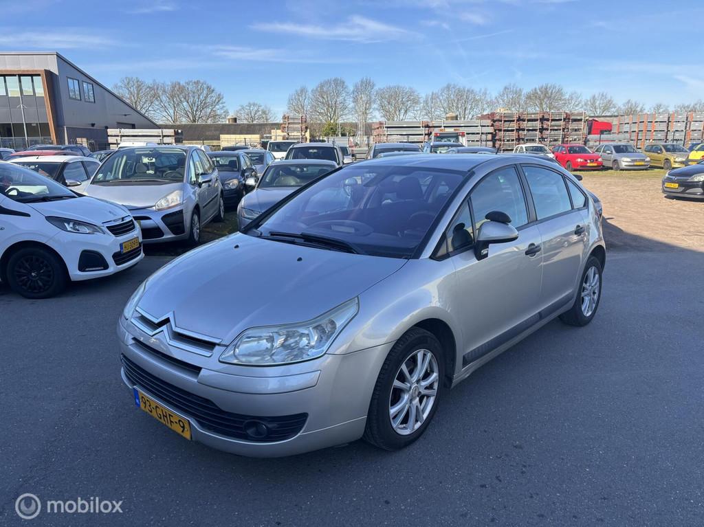 Citroen C4 1.6-16V Ligne Ambiance 2008 AUTOMAAT, Auto's, Gebruikt, 4 cilinders, Bedrijf, 1587 cc