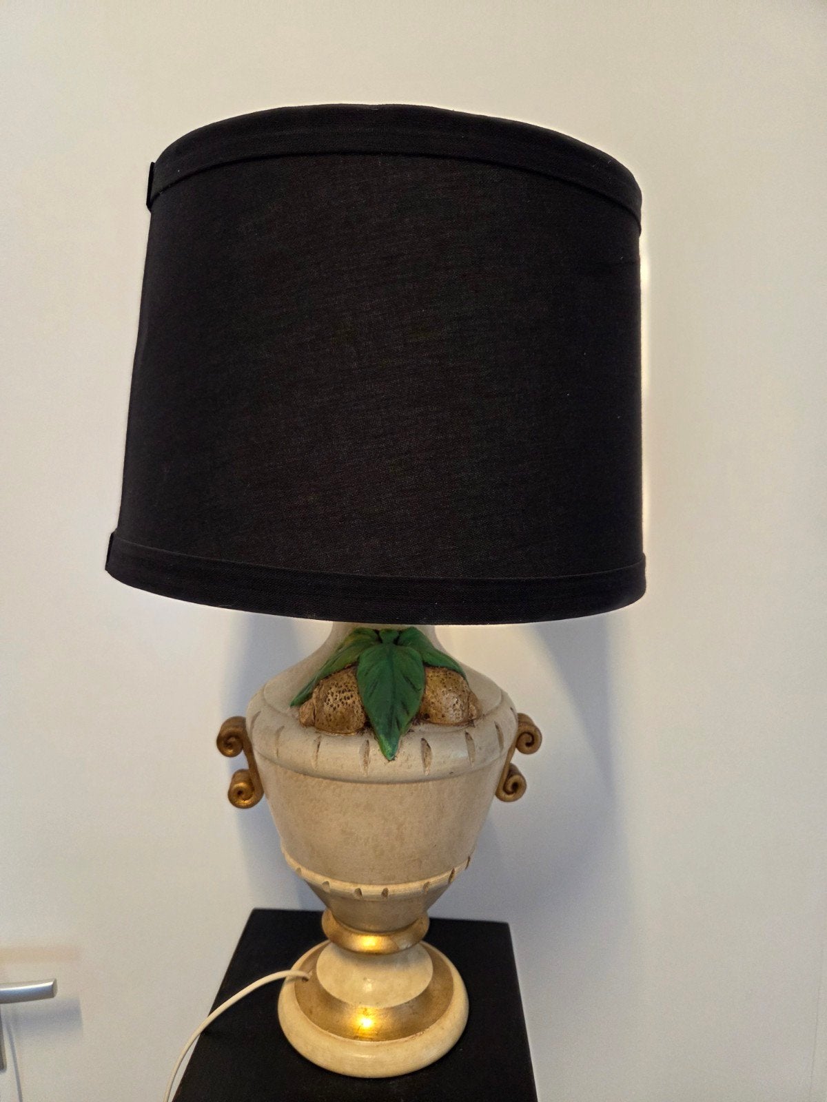 Prachtige vintage schemerlamp, Huis en Inrichting, Lampen | Tafellampen, Ophalen of Verzenden, 50 tot 75 cm