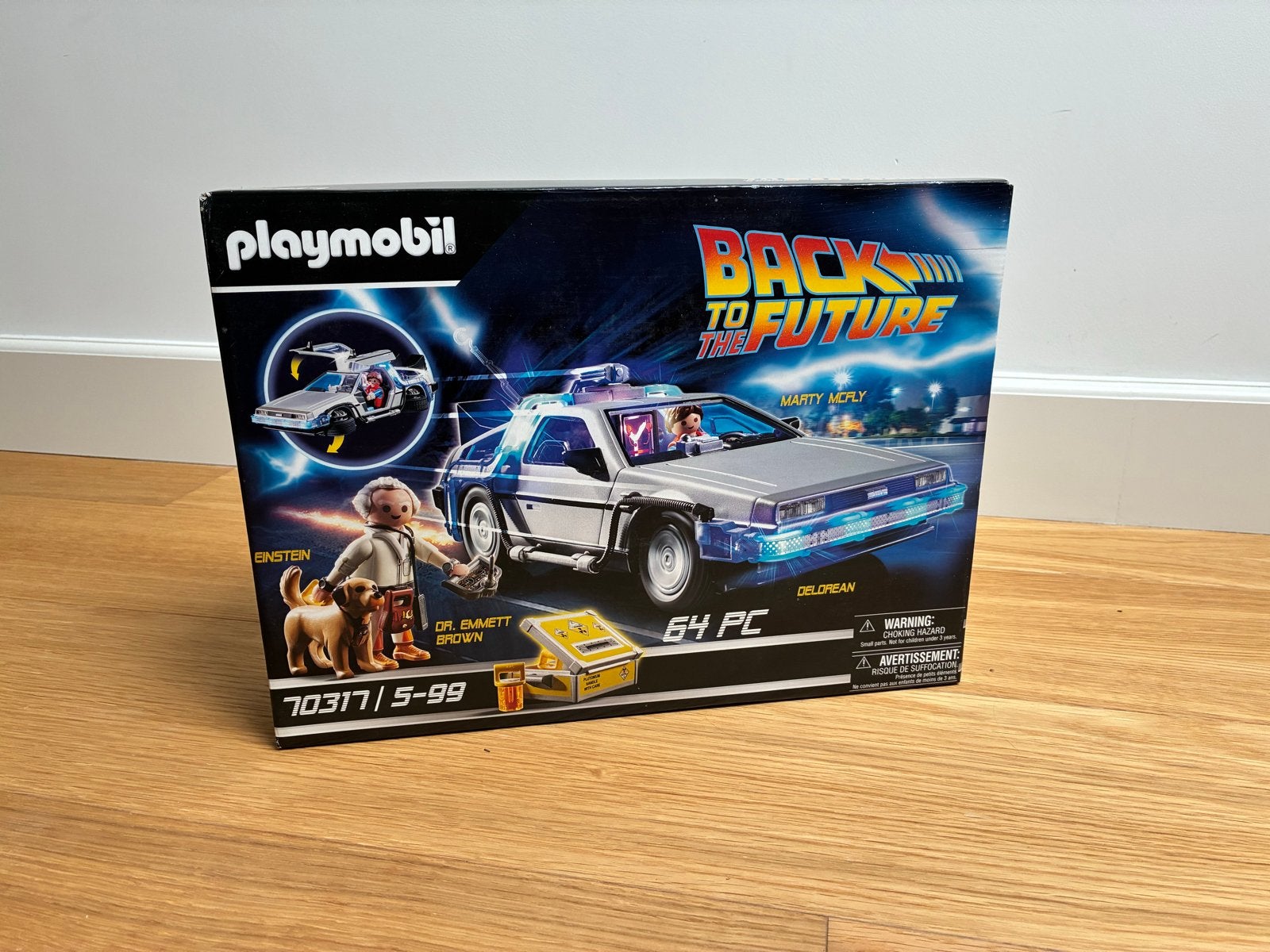 Playmobil 70317 Back to the Future - DeLorean (SEALED), Complete set, Voertuig, Nieuw, Ophalen of Verzenden