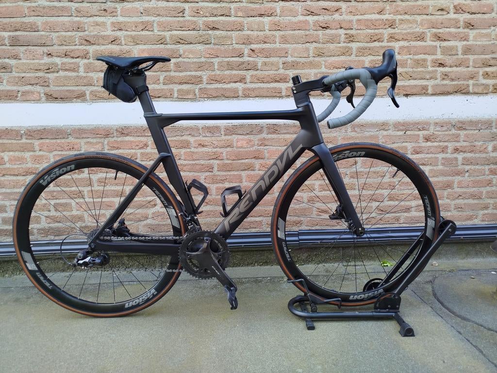Unieke Rendyl Aero racefiets - maat 56 - Z.G.AN., Fietsen en Brommers, Fietsen | Racefietsen, 28 inch, Carbon, Zo goed als nieuw
