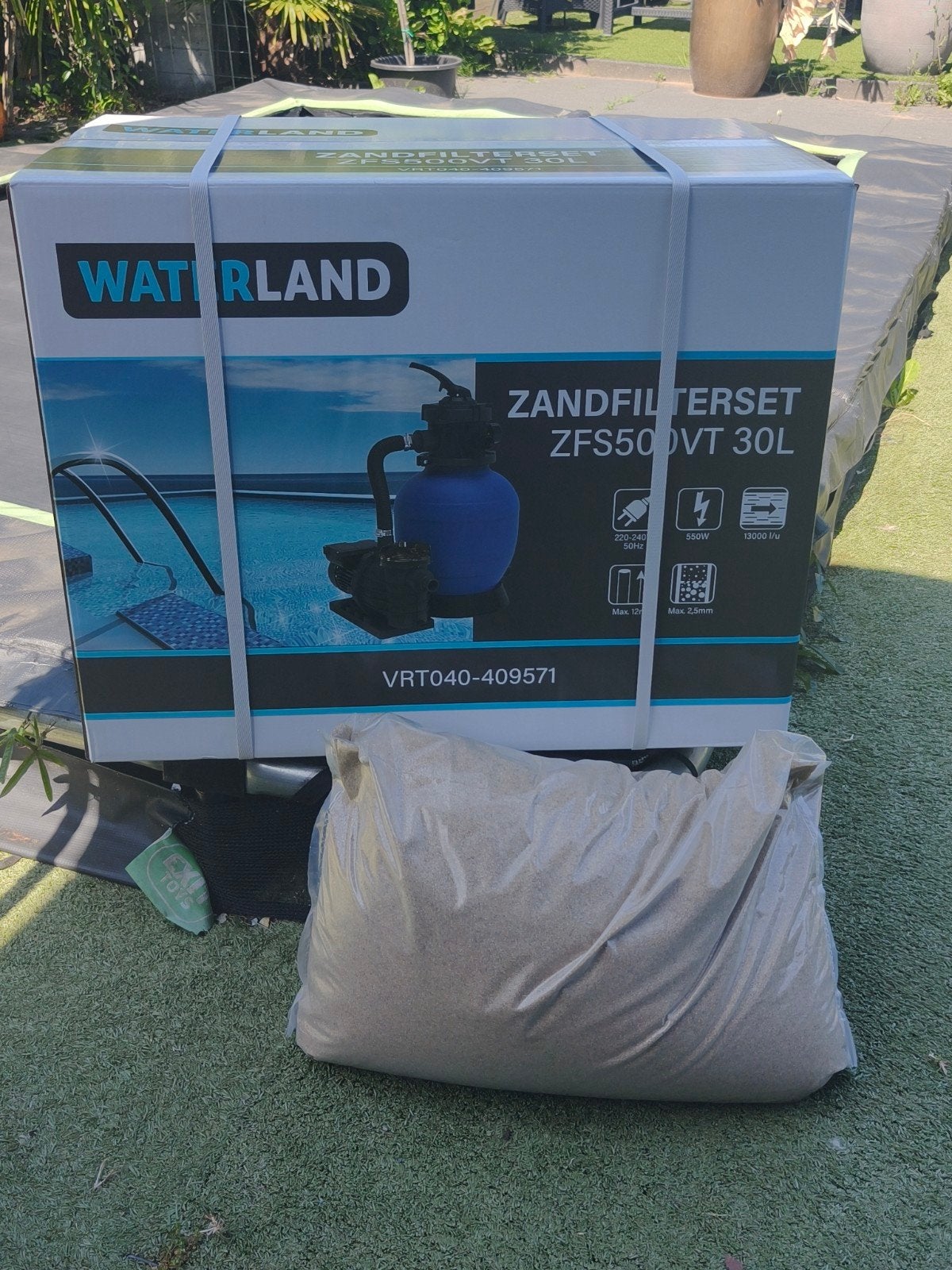 Zandfilterpomp 30L, Ophalen, Nieuw, Zwembadpomp