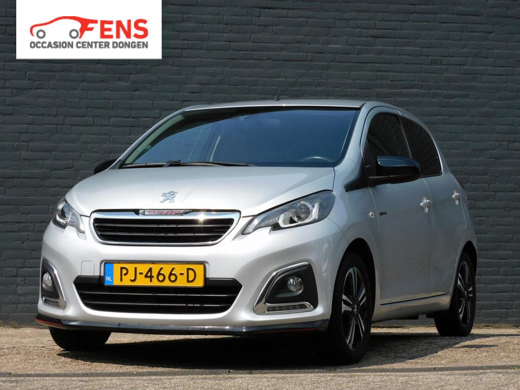 Peugeot 108 1.2 Puretech GT-Line TOPSTAAT! NAVI! ACHTERUITRI, Voorwielaandrijving, Stof, Gebruikt, 1199 cc
