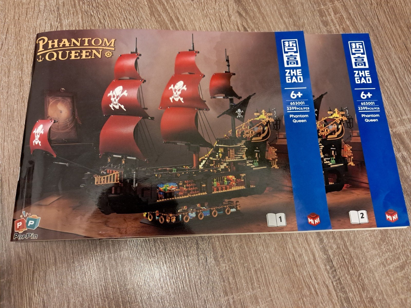 Phantom Queen ,compleet met licht , gedemonteerd&gesorteerd., Zo goed als nieuw, Compleet, Complete set, Pirates