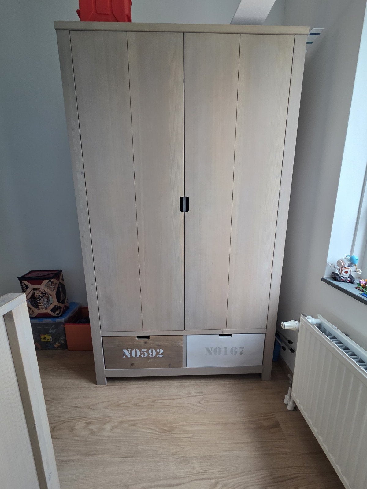 Bopita Basic Wood XL Kledingkast voor Kinderen, Ophalen, Gebruikt, 100 tot 150 cm, 200 cm of meer