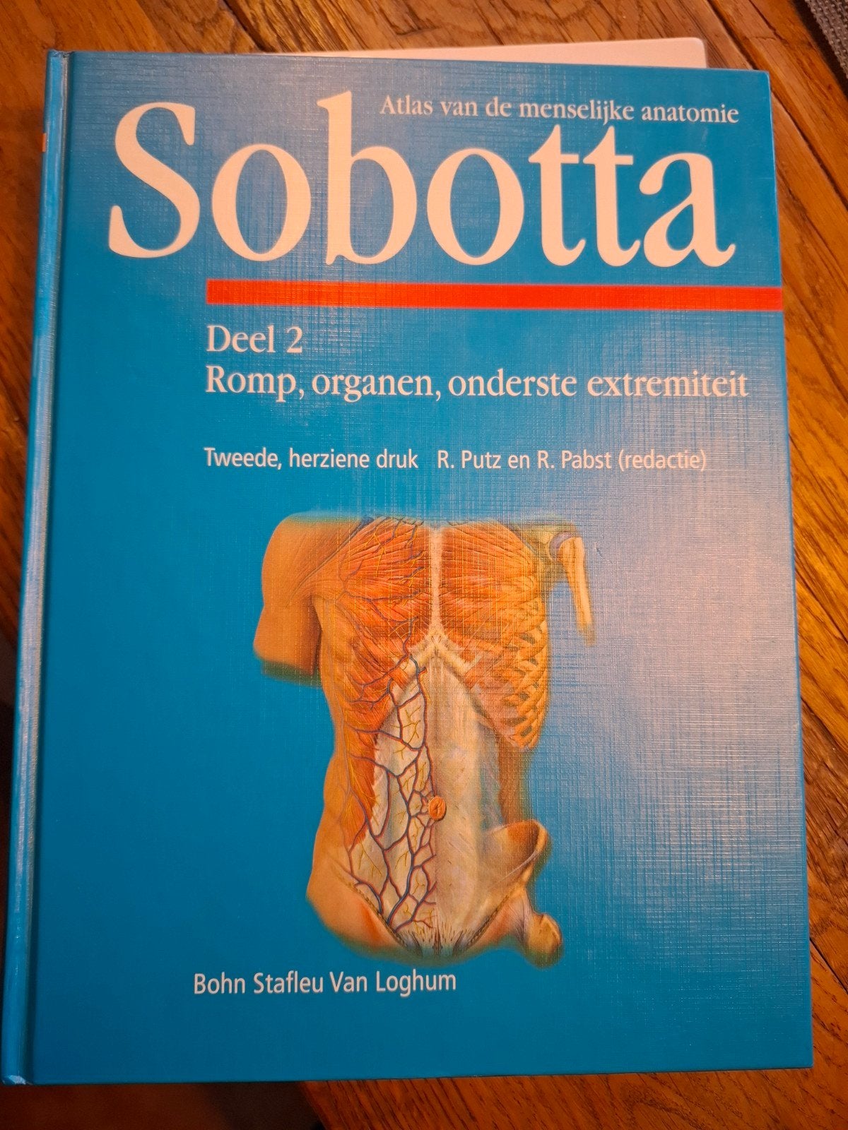 Sobotta Atlas Anatomie Deel 2: Romp, Organen, Extremiteit, R. Putz en R. Pabst (redactie), WO, Beta, Ophalen