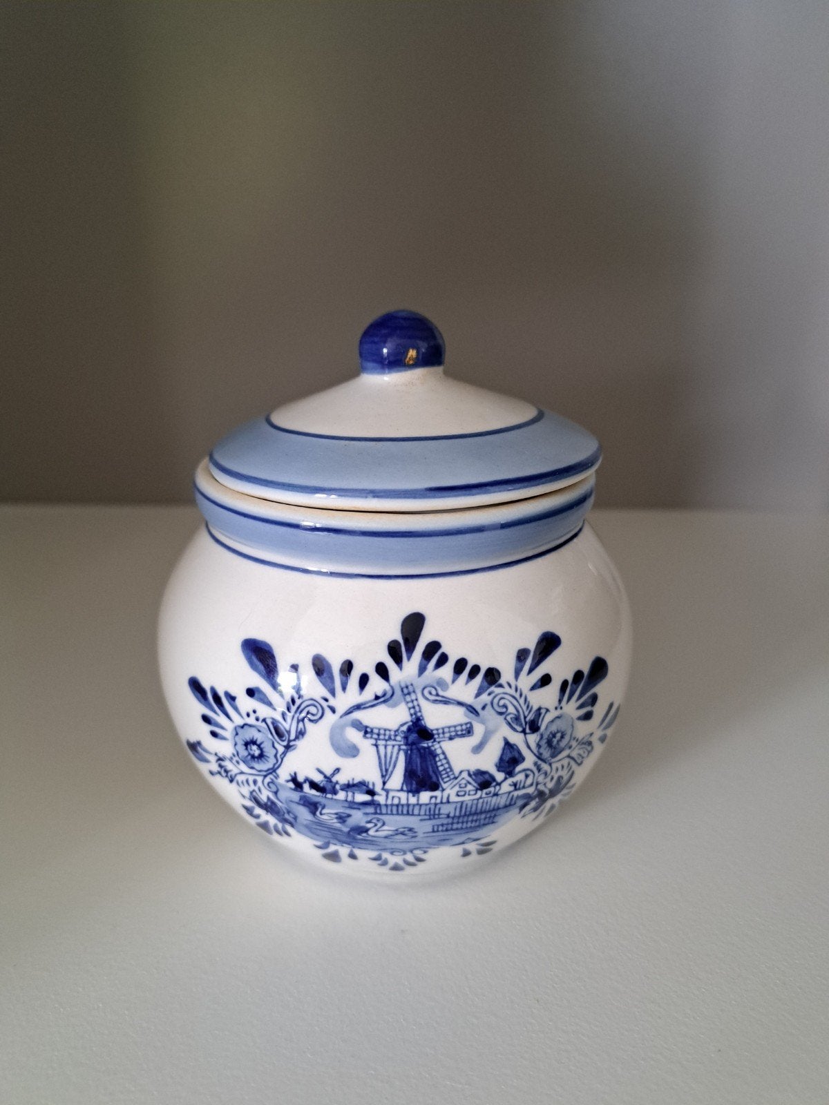 Mooi suikerpotje van Delfts blauw., Antiek en Kunst, Ophalen of Verzenden