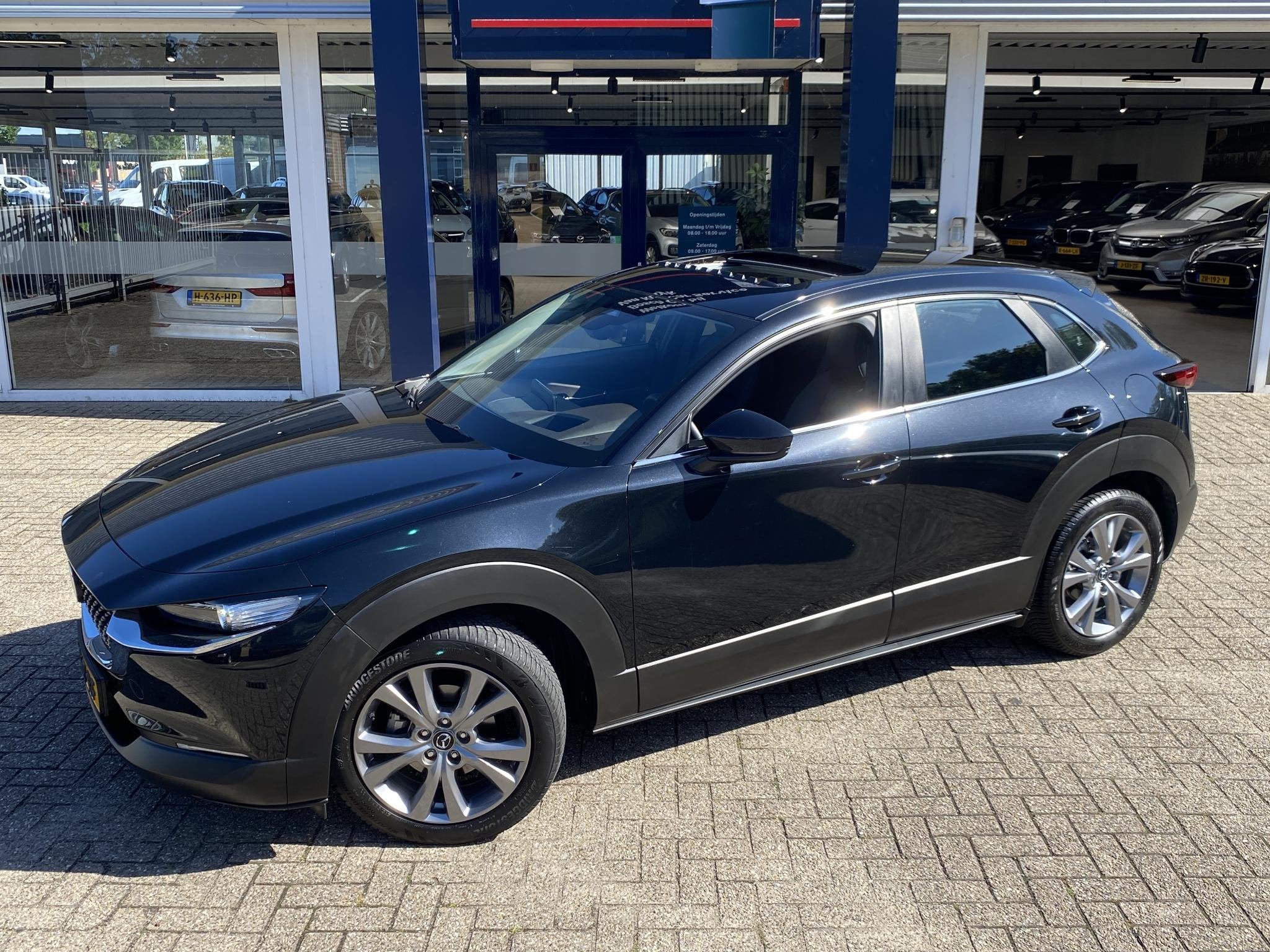 Mazda CX-30 2.0 e-SkyActiv-X M Hybrid Exclusive-line / NL-Au, Auto's, 1998 cc, Gebruikt, Euro 6, Zwart