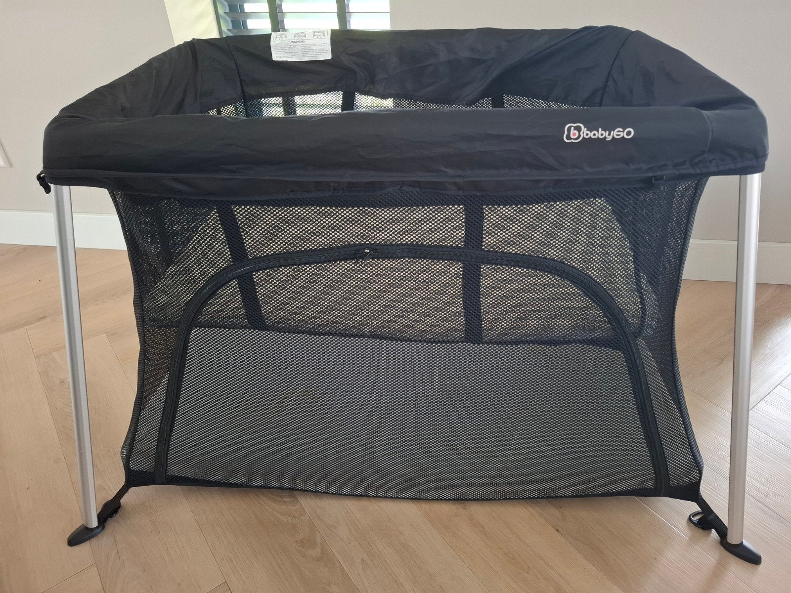 Babygo Campingbed - Compact en Handig Reisbed, Ophalen, Reisbedje