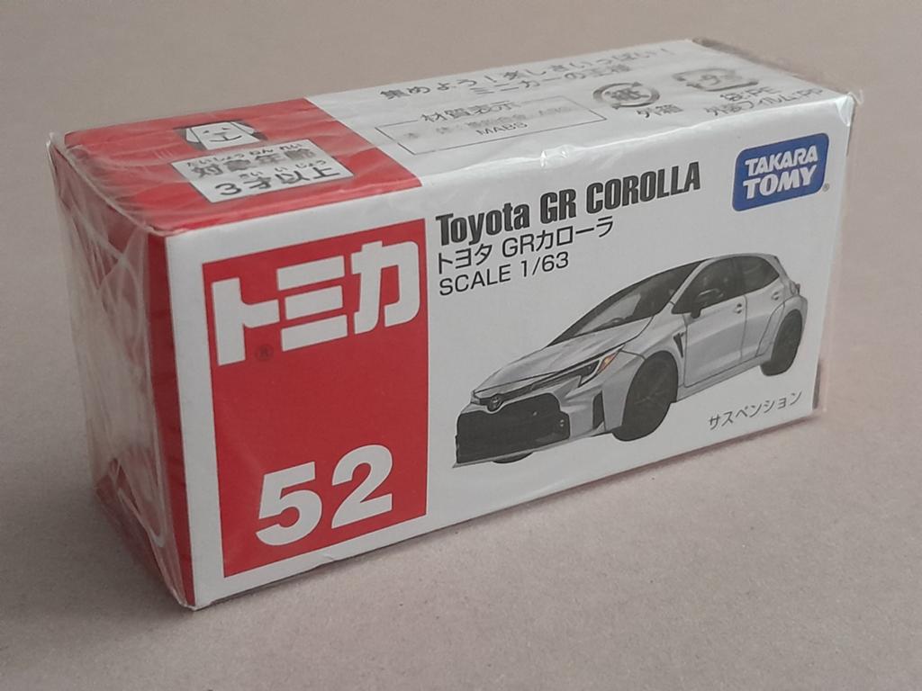 Tomica Toyota Corolla GR.     Nr52            Matchbox e.d, Ophalen of Verzenden, Nieuw, Auto