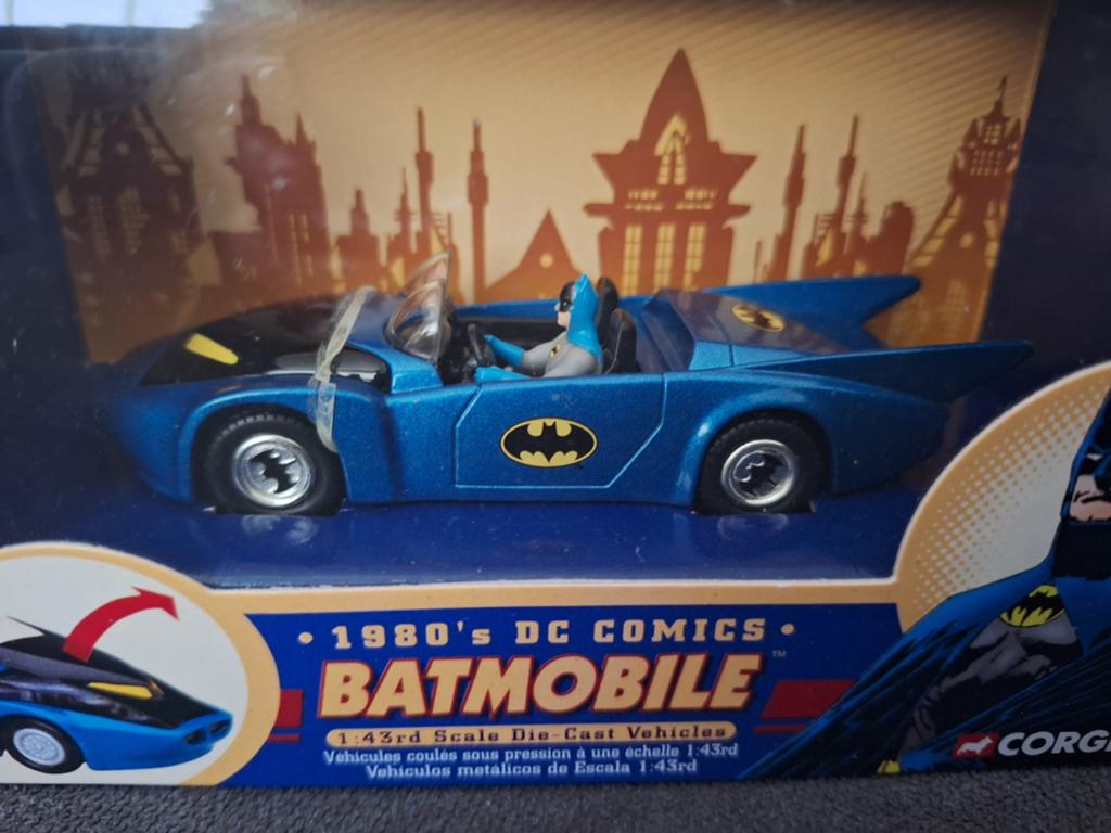 Corgi 1980's DC Comics Batmobile 1:43 schaal diecast, Ophalen of Verzenden, Nieuw