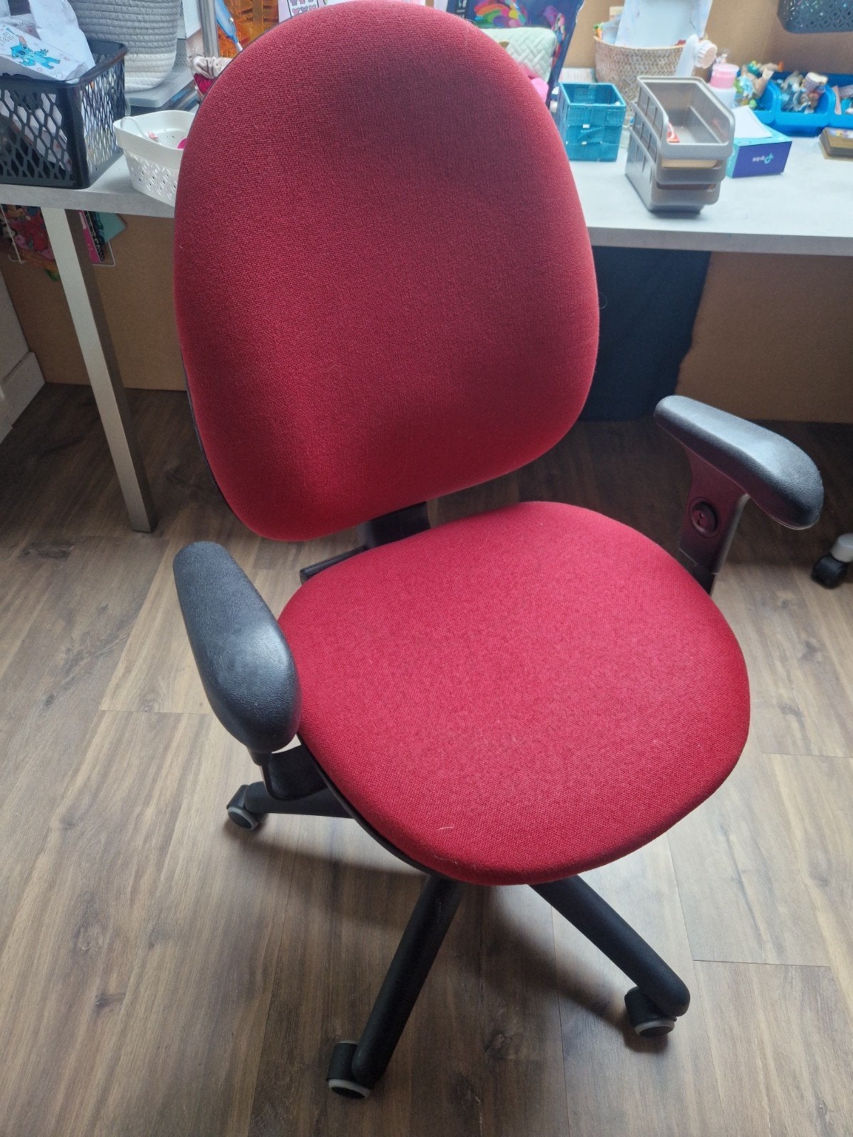 bureaustoel, Ophalen, Zo goed als nieuw, Rood