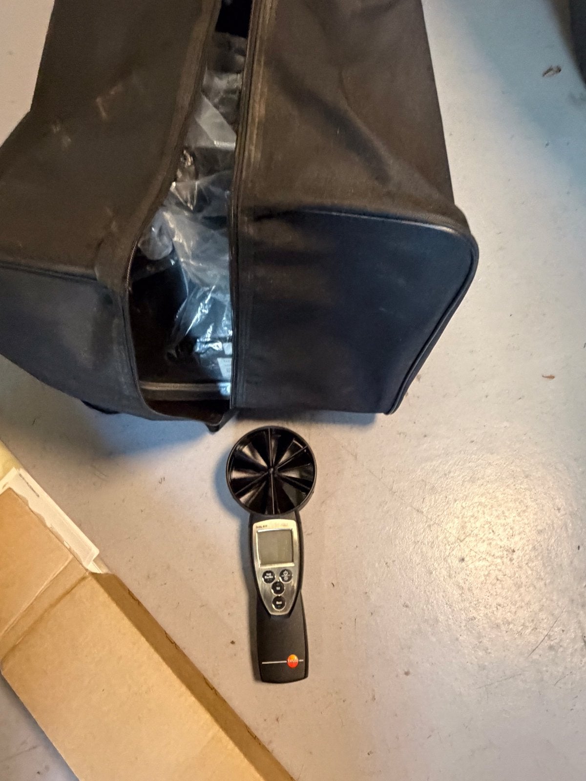 Testo 417 Vleugelradanemometer, Doe-het-zelf en Verbouw, Meetapparatuur, Ophalen, Zo goed als nieuw