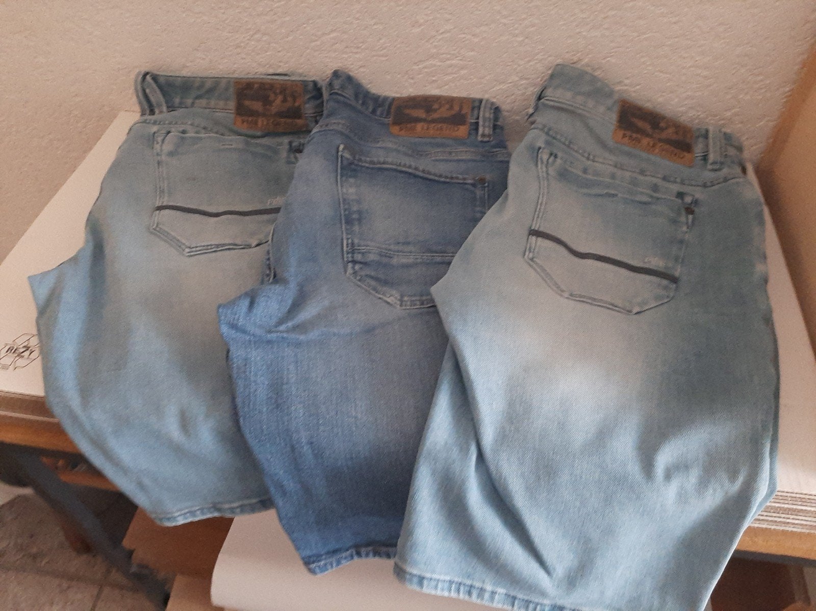 Z.G.A.N. PME Legend korte spijkerbroek W34, Kleding | Heren, Blauw, Ophalen of Verzenden, Zo goed als nieuw, PME Legend