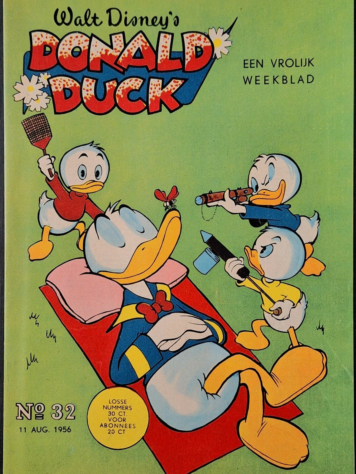 Donald Duck 1956 nr. 32, Boeken, Eén stripboek, Ophalen of Verzenden, Zo goed als nieuw