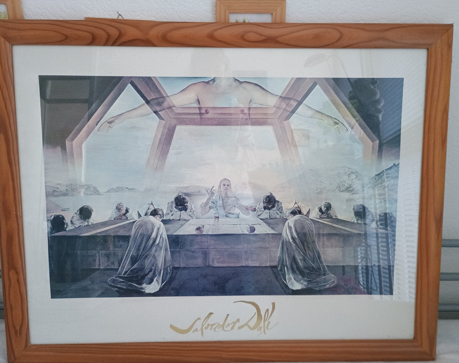 Salvador Dali reproductie , afmeting ongeveer 60x90, Ophalen, 50 – 75, Gebruikt, Schilderij