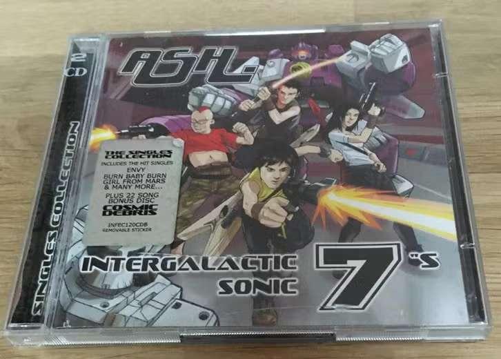 2 CD Ash – Intergalactic Sonic 7"s , INFEC120CDB Rock, Ophalen of Verzenden, Zo goed als nieuw, Overige genres
