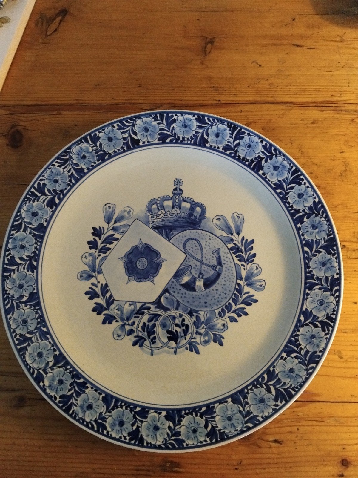 Porseleyne fles bord 1937, Juliana - Bernard, Ophalen of Verzenden